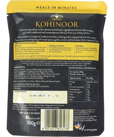 Kohinoor Dal Tarka Lentils 300g - Buy Online on GoSupps.com