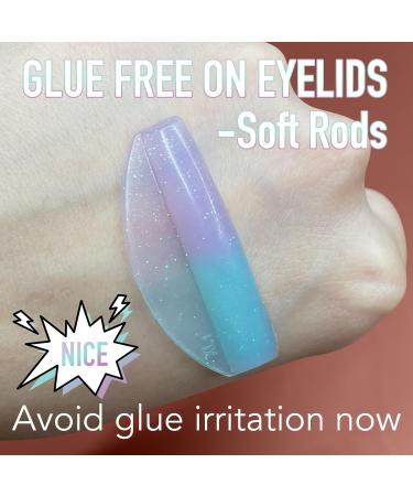PERMANIA Lash Lift Rods - 16 Reusable Silicone Eyelash Perm Curlers (U & C Curl) | DIY Makeup Beauty Tool for All Eye Shapes - Blue - Buy Online on GoSupps.com