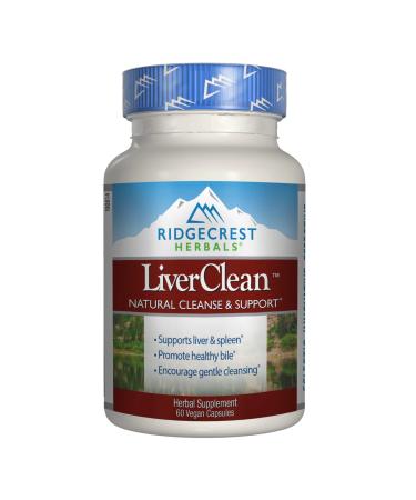 RidgeCrest Herbals LiverClean 60 Vegan Caps