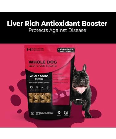 Whole Beef Liver Treats for Dogs | Whole Berries | Foley s Premium Baked Dog Treats with Liver Rich Antioxidant Booster | Whole Dog Food & Training Treats | Gluten Free Wheat Free | 380g /13.4oz Whole Foods Berries 380 g (Pack of 1) - Buy Online on GoSupps.com