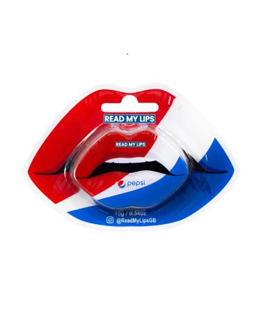 Read My Lips Pepsi lip shaped balm Blue