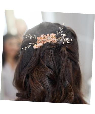 Beatifufu hair accessories Hanfu jewelry decorate hair comb for women accessories hair comb for wedding hair styling accessories hair comb modeling Miss girl child flower hair comb - Buy Online on GoSupps.com