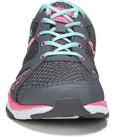 Ryka Women's Vida RZX Oxford - 35.5 EU - Iron Grey Hyper Pink Yucca Mint | International Shipping Available - Buy Online on GoSupps.com