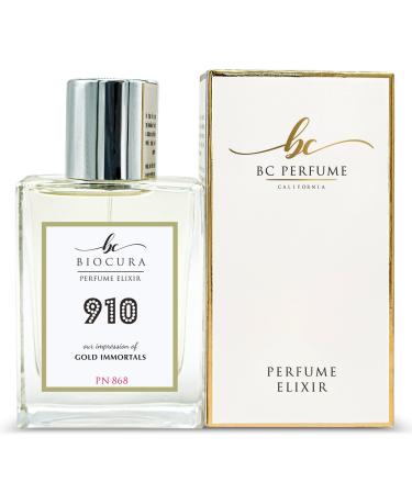BC Perfume 910 Inspired by Gold Immortals For Women & Men Fragrance Dupes Eau de Parfum Bottle 1.7 Fl Oz/50ml