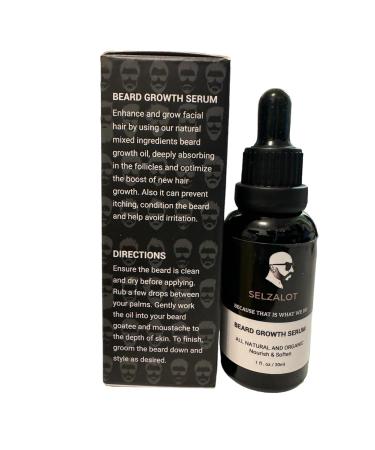 Beard Growth Oil Serum | All Natural & Organic Unscented Beard Oil for Men | 30ml Grooming & Self Care Gifts - Buy Online on GoSupps.com