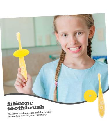 Magiclulu Toddler Toothbrush - Essential Household Accessory for Toddler Care | 1 Pack Yellow - Buy Online on GoSupps.com