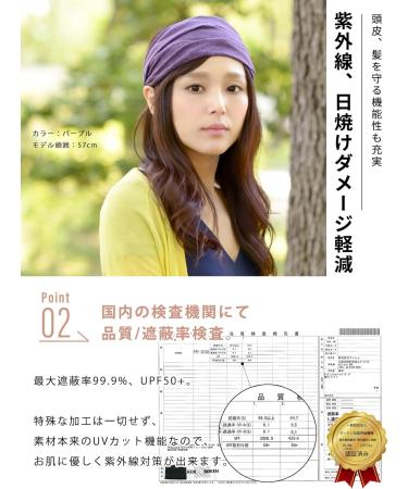 Casualbox Women Made in Japan HeadBand Hair band Organic Cotton Skin Navy(Size: One Size) - Buy Online on GoSupps.com