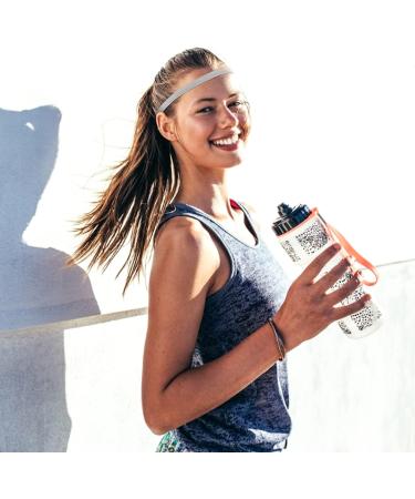 Molain Elastic Non-Slip Sports Headband - 4 Pack Athletic Silicone Grip Hair Bands for Football & Exercise - Black & Gray - Buy Online on GoSupps.com