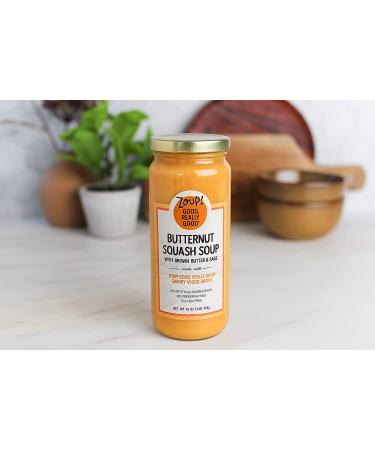 Zoup! Good Really Good Butternut Squash with Brown Butter & Sage Soup - 16 oz - Gluten Free, No Artificial Ingredients, Ready to Serve - Buy Online on GoSupps.com