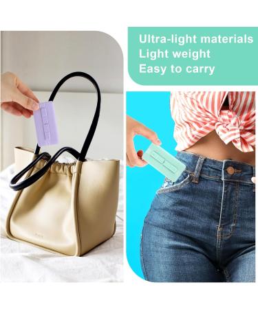 WLSHYF Sustainable Dental Pick Organizer | Automatic Dental Floss Dispenser with 10 Floss Picks | Eco-Friendly Tooth Care Solution for Adults (Purple & Green) - Buy Online on GoSupps.com