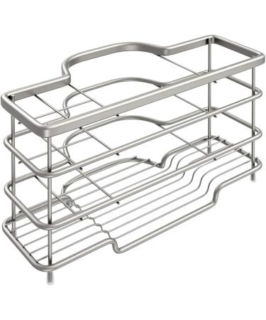 Premium Stainless Steel Toothbrush & Bathroom Accessories Set - 6 Seat Black Ventilated & Standing - Modern Kitchen Silver - Buy Online on GoSupps.com