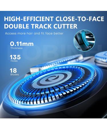 Buy PA188 Electric Shaver for Men - 100% Washable Waterproof Fast Charging Razor with 4D Floating Head & Trimmer | International Shipping Available - Buy Online on GoSupps.com