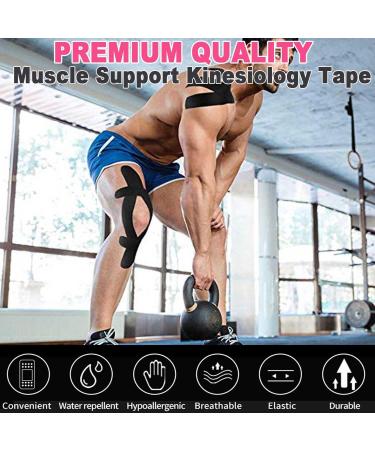 ATETEO Pink Kinesiology Tape - Small Size (5m x 2.5cm) - Buy Online on GoSupps.com