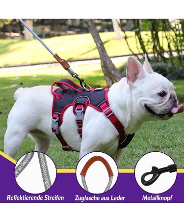 Multi-Purpose Dog Harness for All Sizes - Outbreak-Proof with Leash Set | Ideal for Small Medium & Large Dogs - Yellow (L) - Buy Online on GoSupps.com