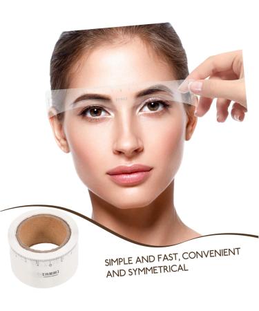 Beatifufu Brow Ruler Sticker 1 Roll Stickers Microblading Ruler Sticker Eye Brow Stencil Mold Drawing Pen Eyebrow Trimming - Buy Online on GoSupps.com