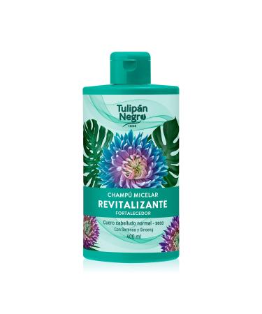 TULIPAN NEGRO Micellar shampoo Revitalizing and Strengthening With Serenoa and Ginseng 13.50 Fl Oz