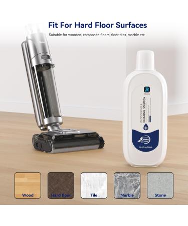 Rhome Redroad Deodorizing Cleaning Solution for Wet Dry Vacuums Mops and Robot Vacuums Hard Floor Cleaner for Redoad W13 G10 G20 500mL - Buy Online on GoSupps.com