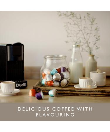 Dualit Rich Hazelnut Aluminium Coffee Capsules - 50 Pack - 50 Servings of Premium Eco Friendly Coffee Pods - 100% Recyclable Capsules - Fairtrade Coffee Rich Hazelnut 5 g (Pack of 50) - Buy Online on GoSupps.com