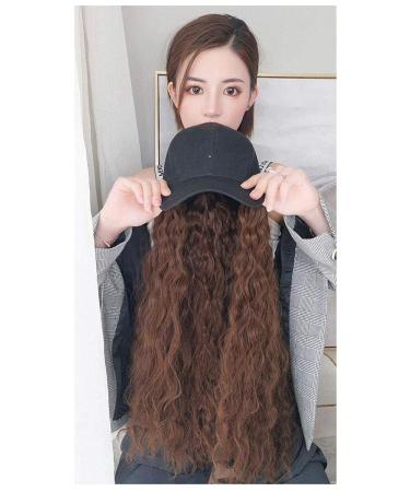 Buy Light Brown Long Curly Wig for Women - Big Wave & Straight Hair Replacement Piece - International Shipping Available - Buy Online on GoSupps.com