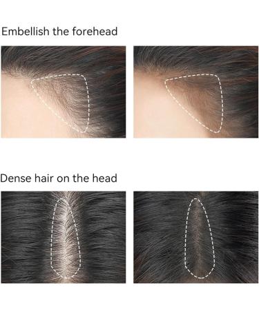 B ton de poudre pour cheveux chauves - Imperm able paississant pour racines de cheveux gris perte de cheveux cheveux fins (noir taille unique) noir 1.2 g (Lot de 1) - Buy Online on GoSupps.com