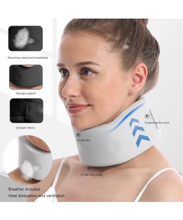 Canzoon Neck Ruff 2PCs - Ergonomic Adjustable Neck Bandage for Neck Pain Relief & Comfortable Sleep - Buy Online on GoSupps.com