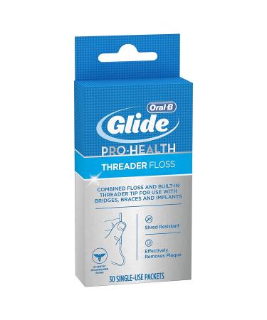 Glide Threader Floss - 30 Single-Use Packets (Value Pack of 12) | Shop Internationally - Buy Online on GoSupps.com