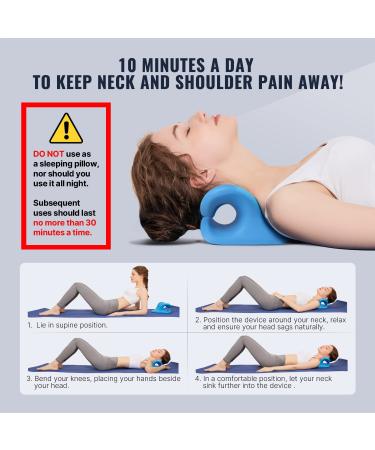 Magnetic Neck Stretcher & Pain Relief Pillow for Cervical Traction & TMJ Support - Chiropractic Rest Decompression at Home - Buy Online on GoSupps.com