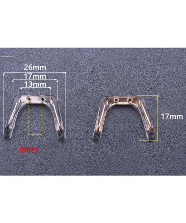 Wekiva Replacement Nose Cushion Holder | Metal Nose Bridge & Screwable Silicone Nose Pad for Plastic Glasses Repair Set - Buy Online on GoSupps.com