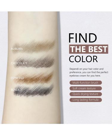 Liquid Eyebrow Brush Angled Brush & Dip Liquid Eyebrow Gel Long Lasting Waterproof Brow Pen Eyebrow Brush with Color Multifunction Square Brush for Natural Brow (#04 1) #04 1 ml (Pack of 5) - Buy Online on GoSupps.com