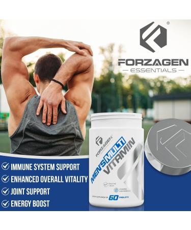 Forzagen Essentials Men's Multivitamin with Creatine and BCAA Complete Vitamin and Mineral Complex 60 Tablets - Buy Online on GoSupps.com