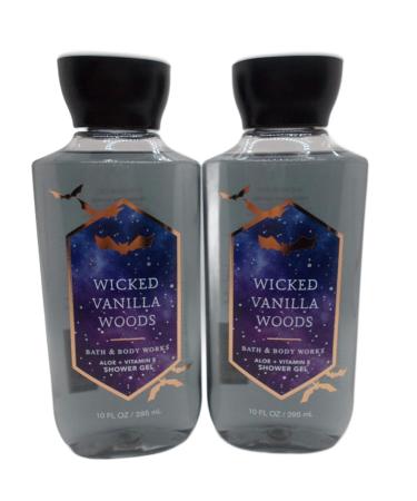 Bath & Body Works Signature Collection Shower Gel 10 Fl Oz 2 Pack (Wicked Vanilla Woods) - Buy Online on GoSupps.com