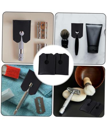 Mikinona Protective Cover for Razor - 2-Piece Shaver Shell Storage & Safety Case | Synthetic Leather Shaving Head Gear - Buy Online on GoSupps.com