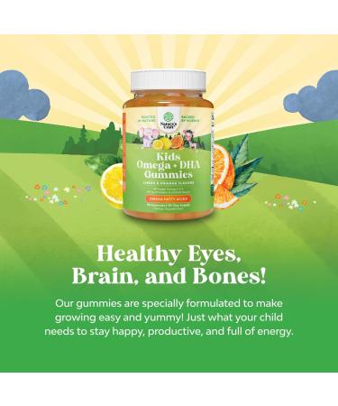 Bundle of Kids Calm Magnesium - Gummies for Nerve Bone and Muscle Health and Kids DHA - Omega 3 Gummies with Vegetarian Omega 3 6 9 for Vision Brain & Immunity - 90 Count - Buy Online on GoSupps.com