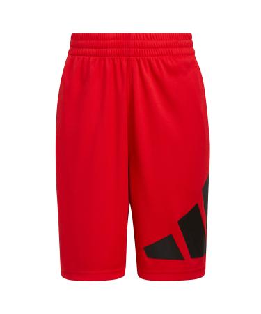 adidas Boys' Big Aeroready Elastic Waistband Performance Shorts 14-16 Better Scarlet