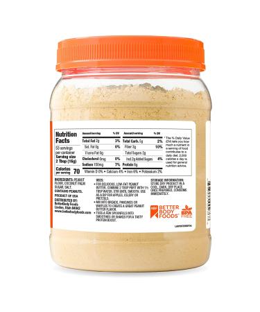 PBfit All-Natural Peanut Butter Powder | High Protein, 30 Oz | Real Roasted Peanuts - Buy Online on GoSupps.com