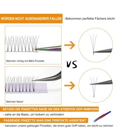 Shop Ready Fan Eyelashes - 3D & 5D Volume Eyelash Extensions (12mm C Curl) | International Shipping Available - Buy Online on GoSupps.com