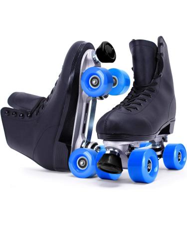 Tobwolf 8 Pack Quad Roller Skate Wheels with ABEC-9 Bearings - Durable Blue PU Replacements 58mm x 32mm | Double-Row Skating Accessories - Buy Online on GoSupps.com