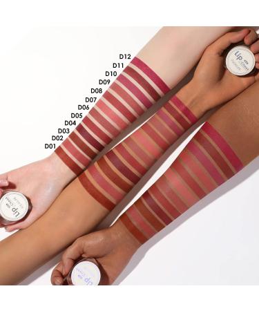 FOCALLURE Velvet-Hazy Matte Dual-Use Cheek Lip Mud - High Pigment Lipstick Blush - Buy Online on GoSupps.com