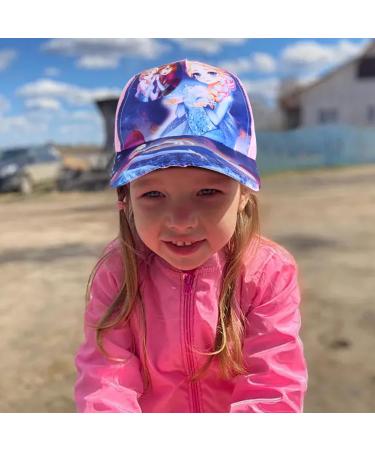 AWOUSUE Elsa & Anna Baseball Cap for Girls - Adjustable Ice King Hat for Kids | Outdoor Sun Hat - Buy Online on GoSupps.com