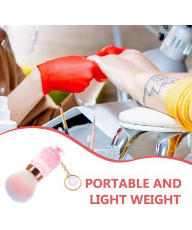 FOMIYES Retractable Makeup Brush Travel Face Blush Brush Portable Powder Foundation Sunscreen Brush with Ball for Blush Bronzer Buffing Highlighter Powder Cosmetics Pink - Buy Online on GoSupps.com