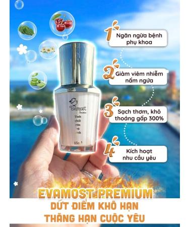Dung Dich Ve Sinh Phu Nu Evamost Premium Cleaning Essence Set 120ml and 15ml Bottles Natural Ingredients - Buy Online on GoSupps.com