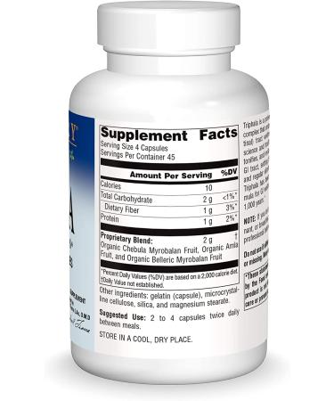 Planetary Herbals Triphala Internal Cleanser 500mg - 180 Capsules - Buy Online on GoSupps.com