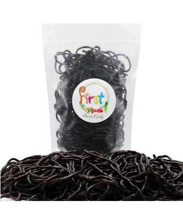 Gummy Juicy Laces (Black Licorice  1 Pound) Black Licorice 1 Pound (Pack of 1) - Buy Online on GoSupps.com