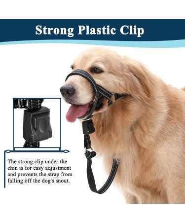 Durable Dog Head Necklace Halter - No Pulling Soft Headhaft & Safety Clip for Medium to XL Dogs - Perfect for Training & Walks - Buy Online on GoSupps.com