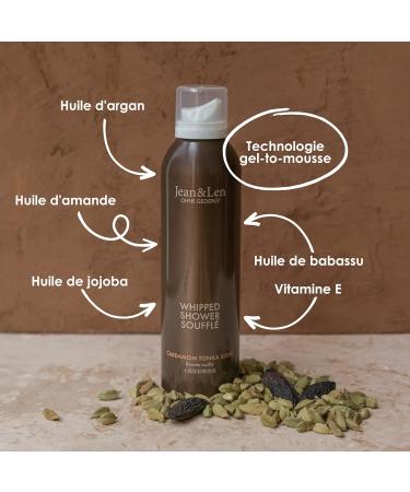 Jean & Len Cardamom and Tonka Spa Ceremony Gift Box with 3 Body and Mind Products FSC Certified Box Vegan - Buy Online on GoSupps.com