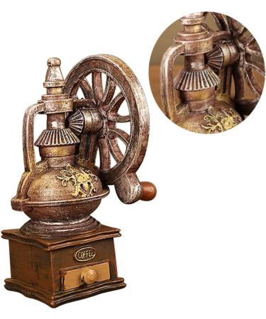 Cabilock Desktop Bookcase 1pc Model Style Home Yellow Resin Coffee Photo Props Vintage Bar Miniature Figurine Maker Shop for - Buy Online on GoSupps.com