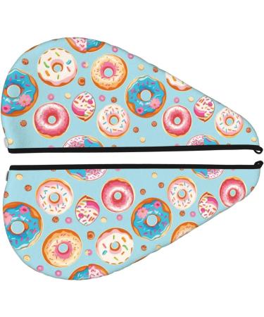 Hair Towel Wrap for Quick Drying | Colorful Donut Hair Turban & Button Towel | Ideal for All Hair Types - Buy Online on GoSupps.com