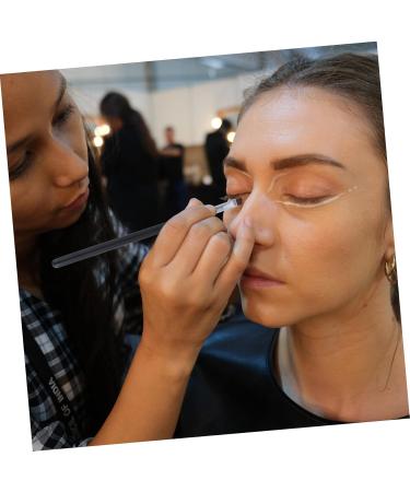 Mikinona 12pcs Angled Eyebrow Brush Makeup Brush Beauty Tool Eye Liner Brush Flat Cosmetic Bridegroom - Buy Online on GoSupps.com