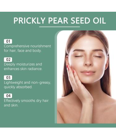 Organic Prickly Pear Seed Oil 50ml Organic Prickly Pear Seed Oil 100% Pure Natural Cold Pressed Organic Prickly Pear Oil for Face Anti-Aging and Anti-Dark Circles Organic (3) - Buy Online on GoSupps.com