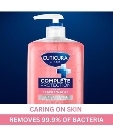 Cuticura Complete Protection Caring Floral & Fruity Antibacterial Handwash 500ml - Buy Online on GoSupps.com